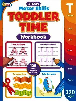 Sequoia Children's Publishing - Active Minds Toddler Time: A Steam Workbook, Häftad