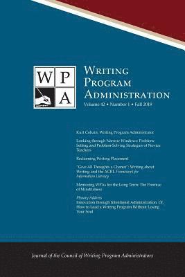 Council Writing Program Administrators - Wpa, Häftad. Tillgänglighet: Lägg i varukorg