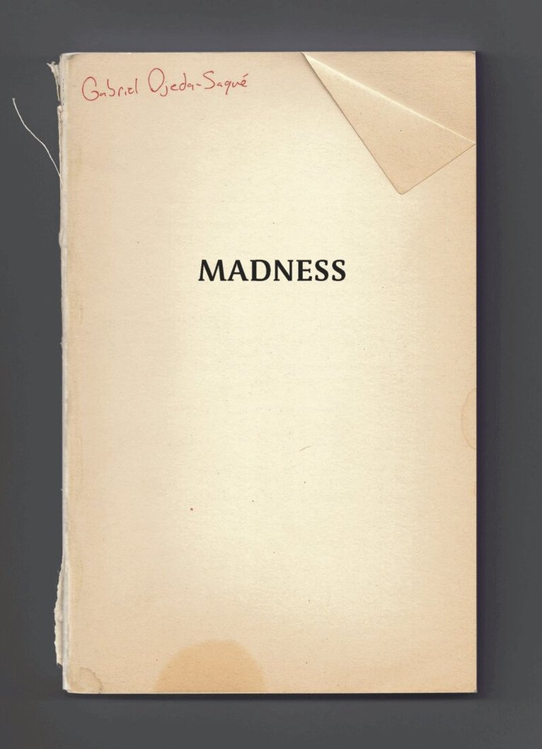 Gabriel Ojeda-Sague - Madness, Häftad. Tillgänglighet: Tillfälligt slut
