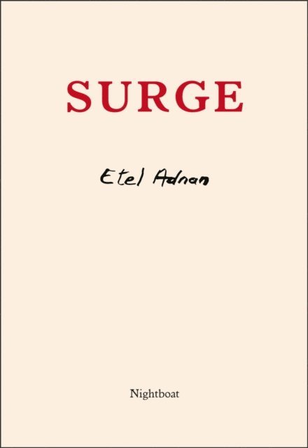 Etel Adnan - Surge, E-bok