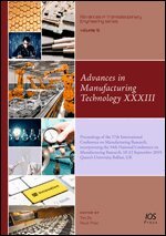Mark Price - Advances in Manufacturing Technology XXXIII, Övrigt