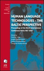 Jurgita Vaicenoniene, Jolanta Kovalevskaite, Danguole Kalinauskaite - Human Language Technologies – The Baltic Perspective, Övrigt