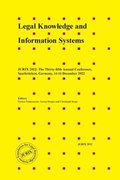 Legal Knowledge and Information Systems