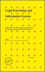 Georg Borges, Christoph Sorge - Legal Knowledge and Information Systems, Övrigt