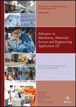 Min Chen, Marco Giorgetti, Bo Jin, Ramesh K. Agarwal - Advances in Machinery, Materials Science and Engineering Application IX, Övrigt