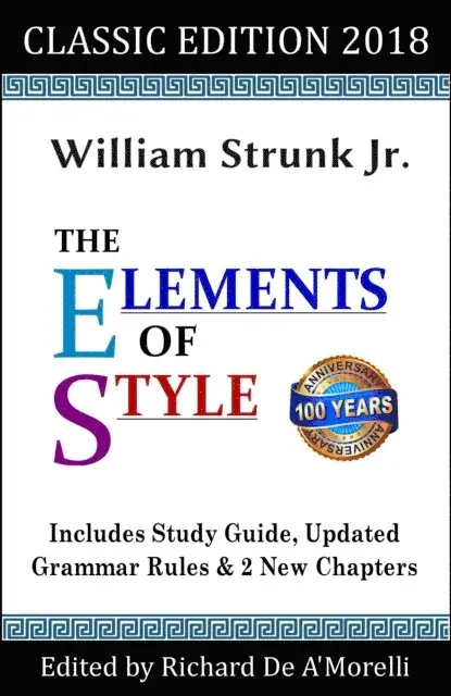 William Strunk Jr. - Elements of Style: Classic Edition (2018), E-bok. Tillgänglighet: Lägg i varukorg