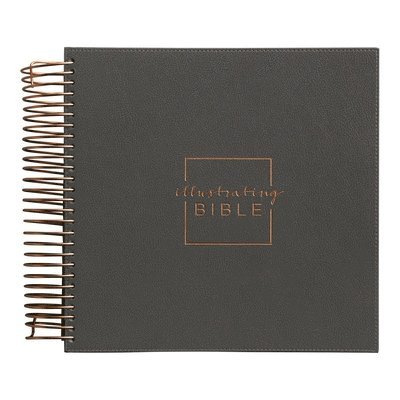Dayspring - Illustrating Bible NIV - Spiral Bound Bible Journal, Dark Gray, Häftad