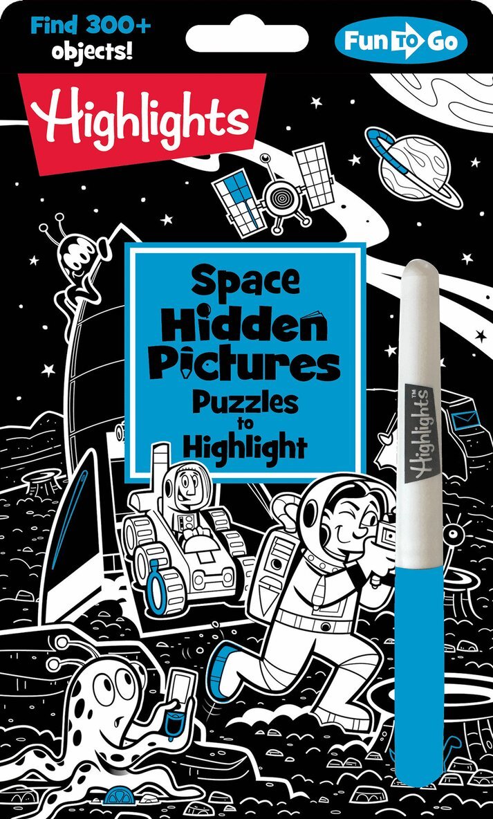 Space Hidden Pictures Puzzles to Highlight, Häftad