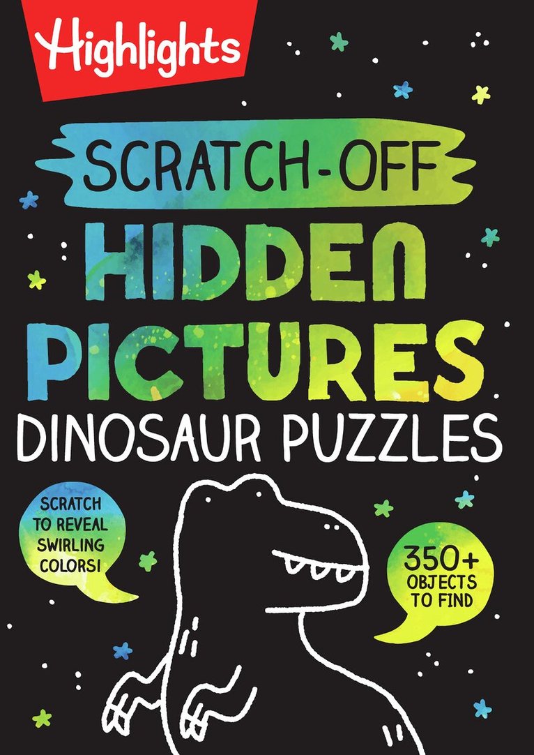 Highlights - Scratch-Off Hidden Pictures Dinosaur Puzzles, Övrigt