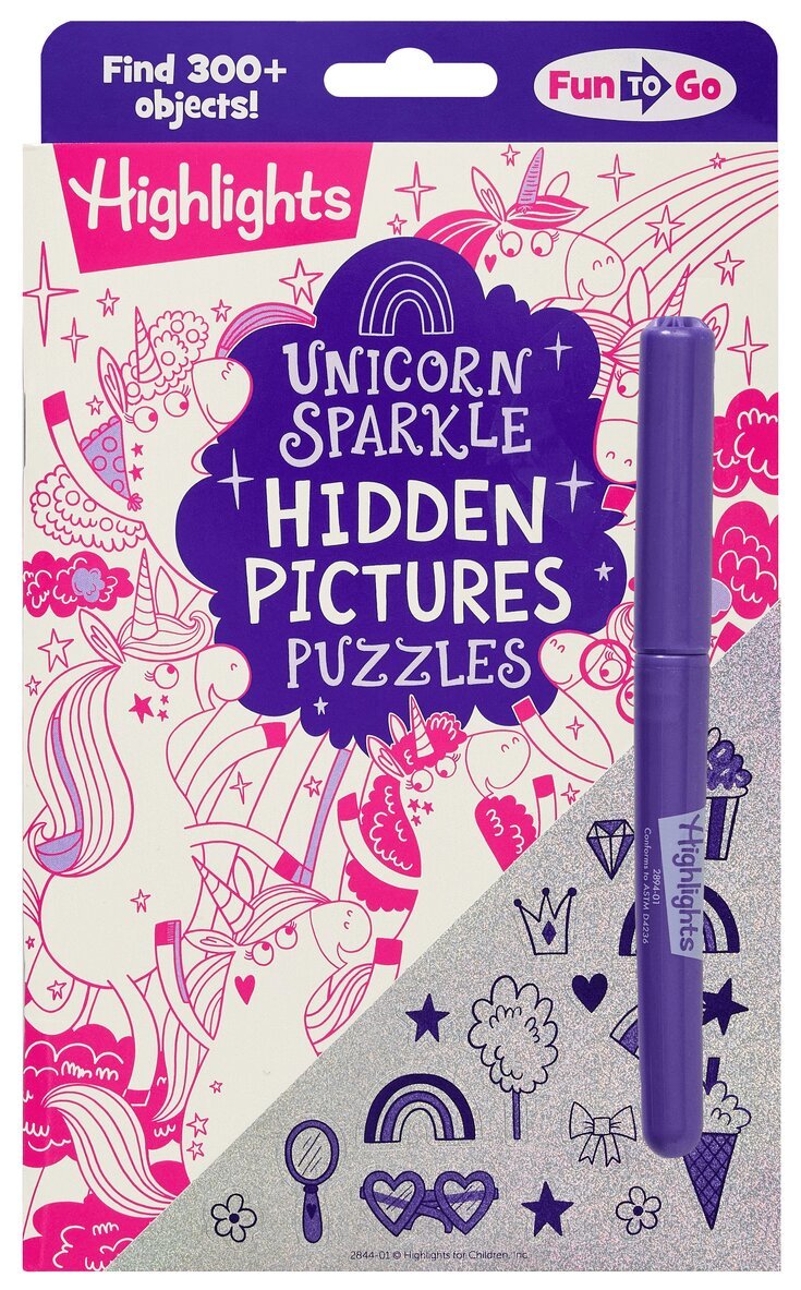 Highlights - Unicorn Sparkle Hidden Pictures Puzzles, Häftad. Tillgänglighet: Lägg i varukorg