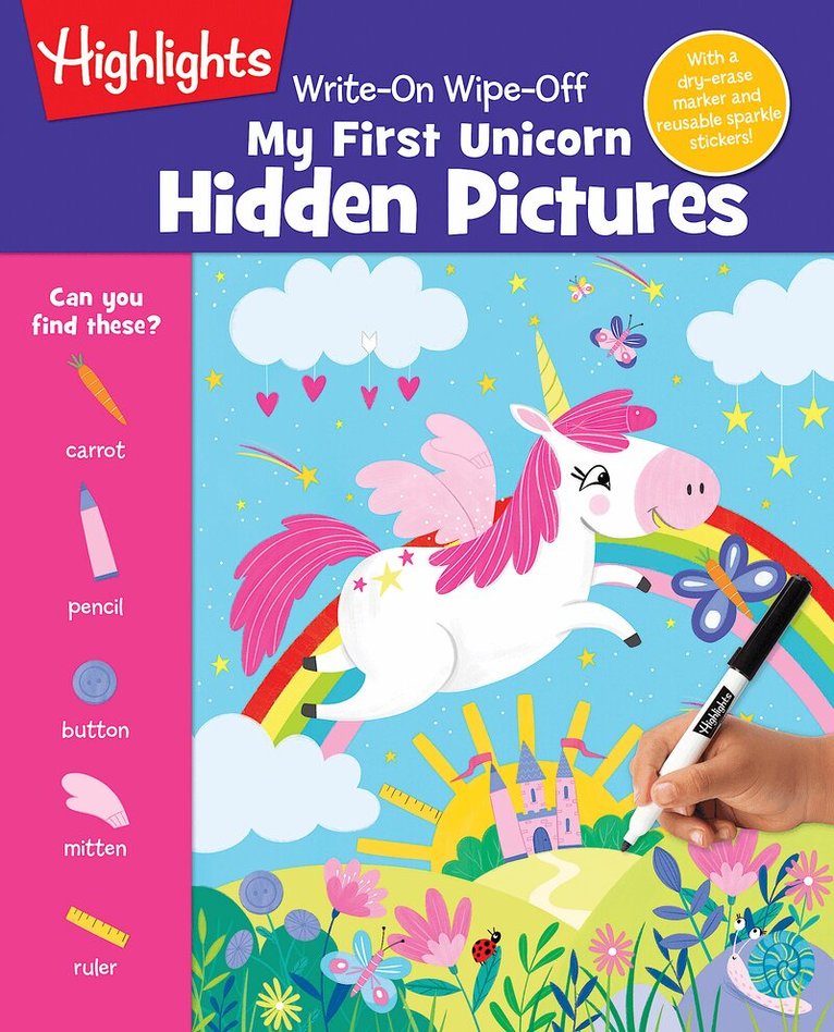 Highlights - Write-On Wipe-Off My First Unicorn Hidden Pictures, Övrigt. Tillgänglighet: Tillfälligt slut