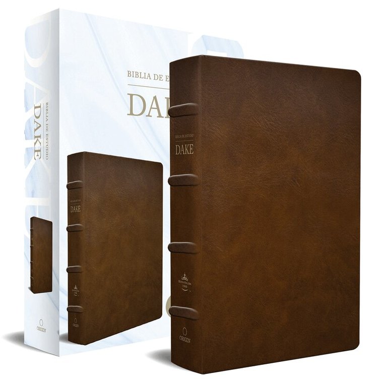 Reina Valera Revisada 1960, Finis J. Dake - Biblia de estudio Dake, RVR 1960 tamaño grande, piel marrón / Spanish RVR 1960 Dake Study Bible, Large Size, Brown Leather, Häftad