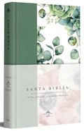 Biblia Rvr 1960 Letra Grande Tapa Dura Y Tela Verde Con Flores Tamao Manual / B Ible Rvr 1960 Handy Size Large Print Hardcover Cloth with Green Flora