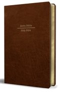 Biblia Bilingüe Reina Valera 1960/ESV Tamaño Grande Letra Grande Piel Marrón