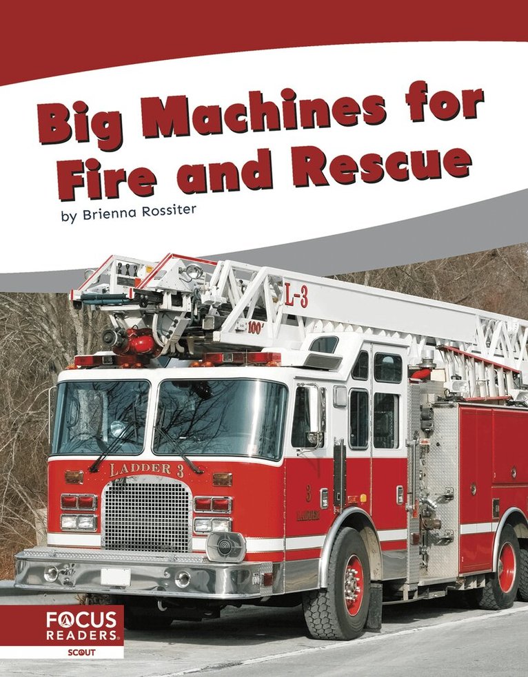 Brienna Rossiter - Big Machines for Fire and Rescue, Häftad
