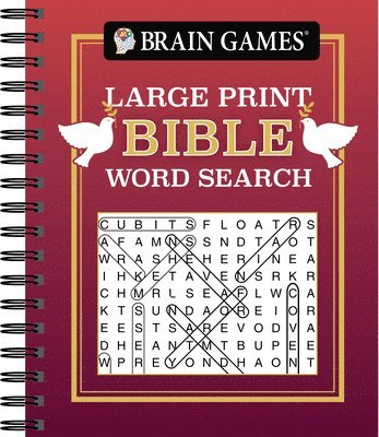 Brain Games - Large Print Bible Word Search