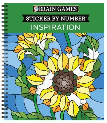 Publications International Ltd, New Seasons - Brain Games - Sticker by Number: Inspiration [With Sticker(s)], Häftad