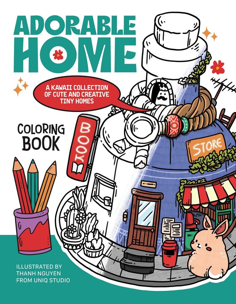 Thanh Nguyen - Adorable Home Coloring Book, Häftad. Tillgänglighet: Lägg i varukorg