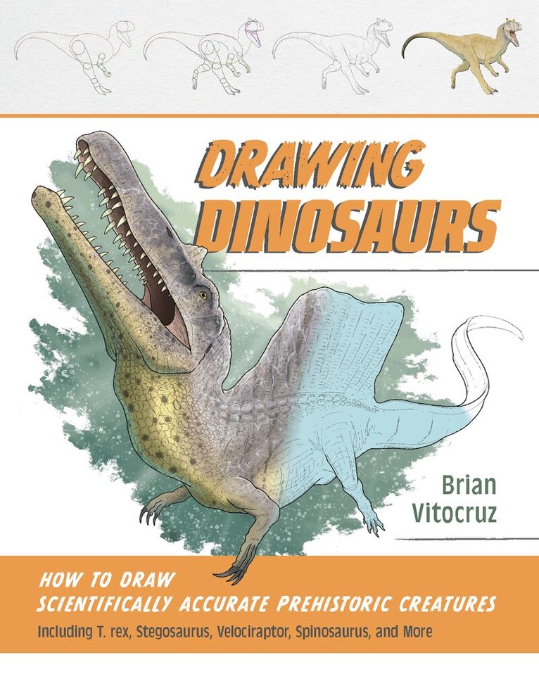 Brian Vitocruz - Drawing Dinosaurs, Häftad