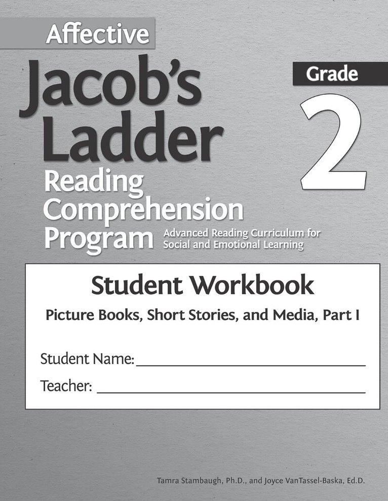 Tamra Stambaugh, Joyce VanTassel-Baska - Affective Jacob's Ladder Reading Comprehension Program, Häftad