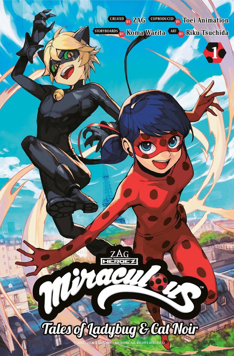 Koma Warita - Miraculous: Tales of Ladybug & Cat Noir (Manga) 1, Häftad