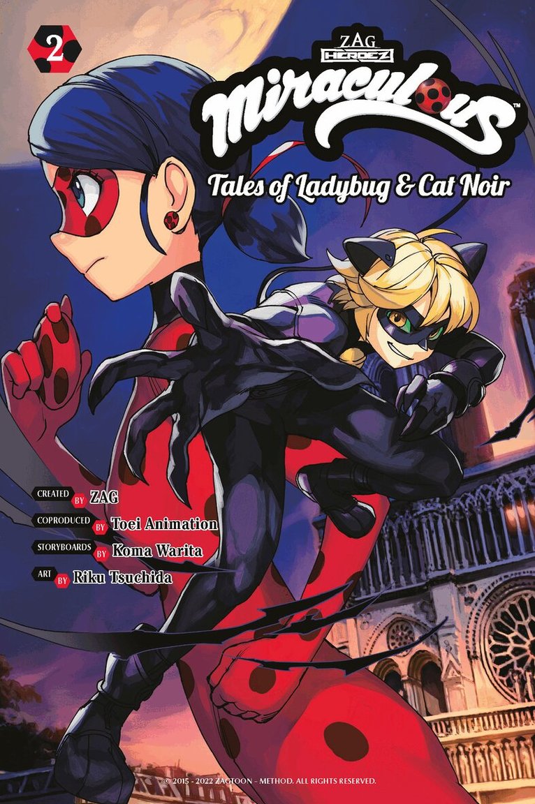 Koma Warita - Miraculous: Tales of Ladybug & Cat Noir (Manga) 2, Häftad
