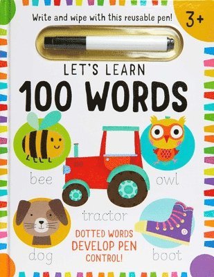 Insight Editions - Let's Learn: First 100 Words (Write and Wipe), Inbunden