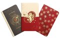 Harry Potter: Gryffindor Constellation Sewn Pocket Notebook Collection: Set of 3
