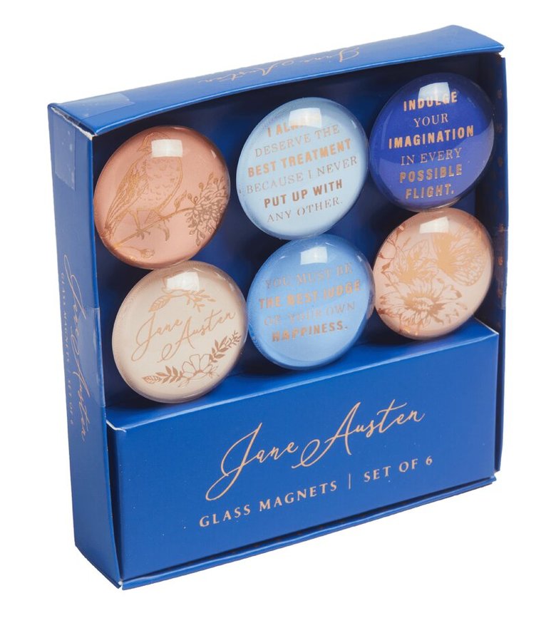 Insight Editions - Jane Austen Glass Magnet Set, Övrigt. Tillgänglighet: Lägg i varukorg