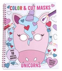 Color & Cut Masks: Unicorns: (Origami for Kids, Art Books for Kids 4 - 8, Boys and Girls Coloring, Creativity and Fine Motor Skills)