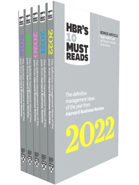 Frances X. Frei, Marcus Buckingham, Joan C. Williams, Michael E. Porter, Harvard Business Review - 5 Years of Must Reads from HBR: 2022 Edition (5 Books), E-bok