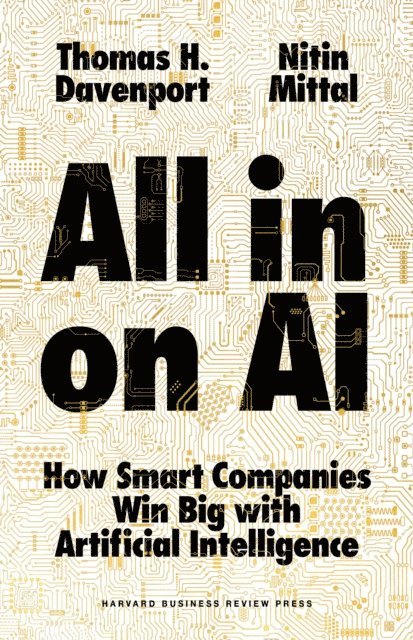 Nitin Mittal, Thomas H. Davenport - All-in On AI, E-bok
