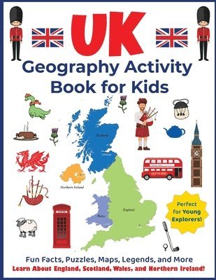 Dylanna Press - UK Geography Activity Book for Kids, Häftad. Tillgänglighet: Lägg i varukorg