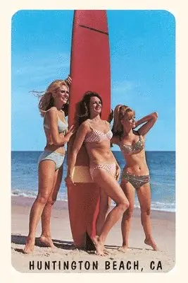 Vintage Journal Surfer Girls, Huntington Beach, California
