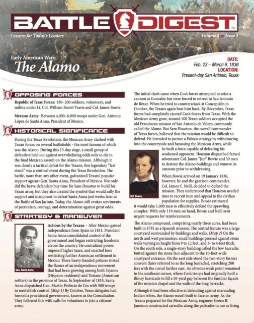 Michael E. Haskew, Christopher J. Petty - Battle Digest: The Alamo, E-bok