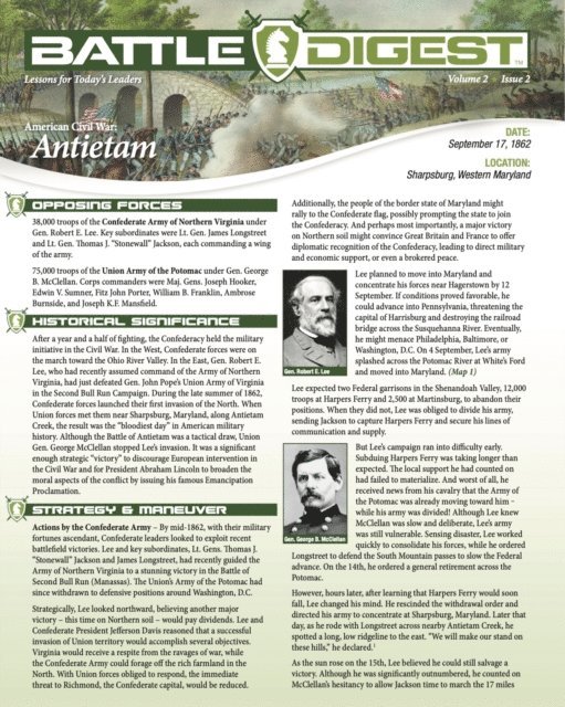 Michael E. Haskew, Christopher J. Petty - Battle Digest: Antietam, E-bok