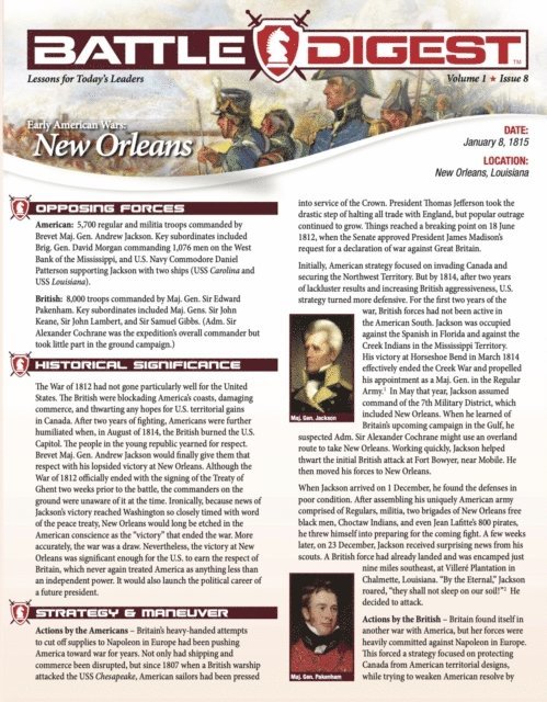 Christopher Miskimon, Christopher J. Petty - Battle Digest: New Orleans, E-bok