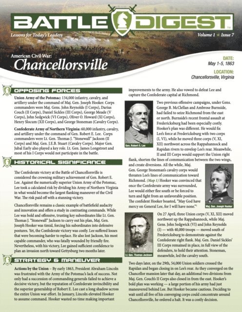 Michael E. Haskew, Christopher J. Petty - Battle Digest: Chancellorsville, E-bok