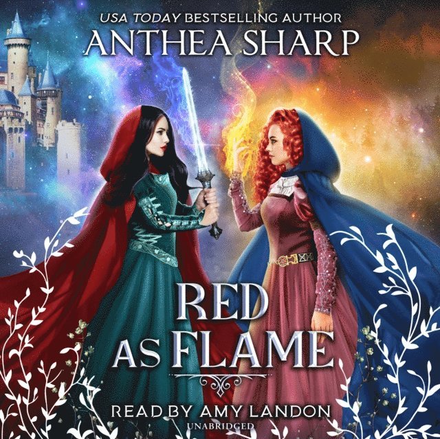 Anthea Sharp - Red as Flame, Ljudbok
