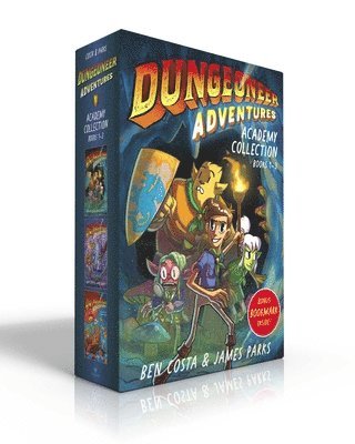 Ben Costa, James Parks - Dungeoneer Adventures Academy Collection (Boxed Set) (Bonus Bookmark Inside!): Dungeoneer Adventures 1; Dungeoneer Adventures 2; Dungeoneer Adventures, Inbunden