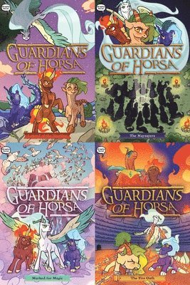 Roan Black - Guardians of Horsa Graphic Novel Collected Set: Legend of the Yearling; The Naysayers; Marked for Magic; The Fire Oath, Häftad