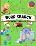 Word search practice spelling book for kids