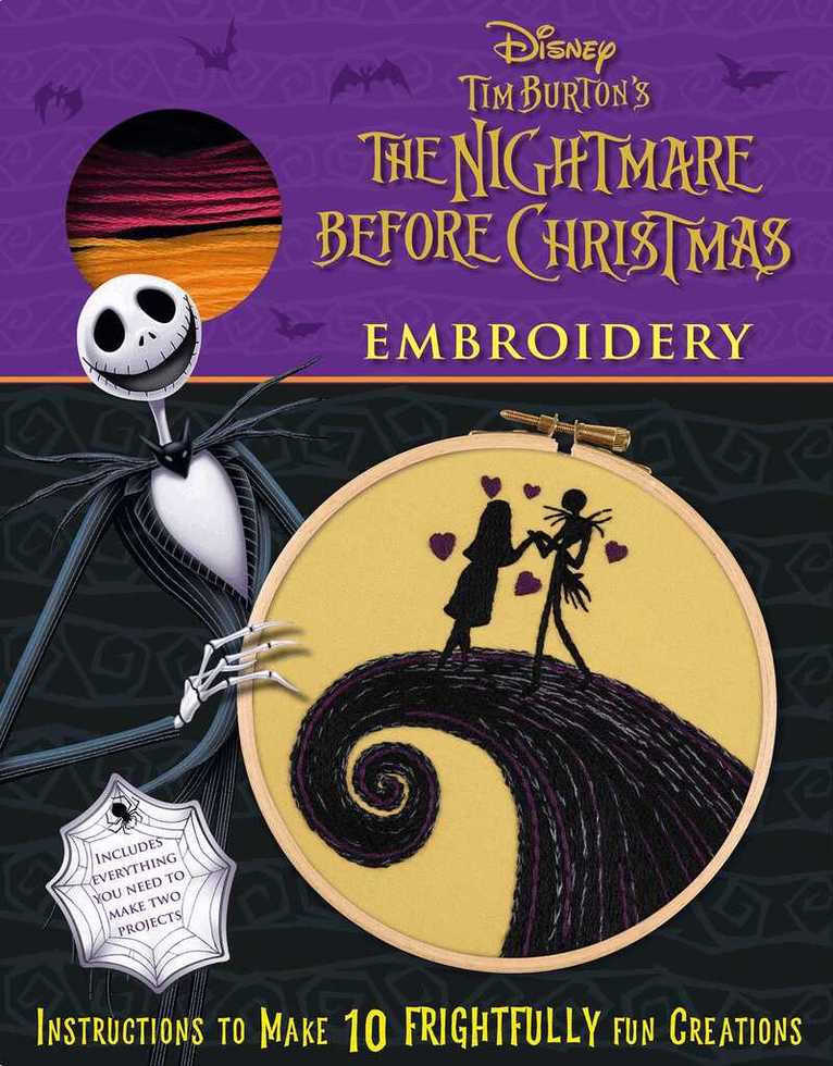 Deborah Wilding, Kate Barlow - Disney Tim Burton's The Nightmare Before Christmas Embroidery - Craft Kit - Craft Gift for Disney Fans - Officially Licensed, Övrigt
