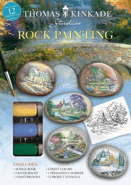 Marcy Kelman - Thomas Kinkade Rock Painting, Övrigt. Tillgänglighet: Tillfälligt slut