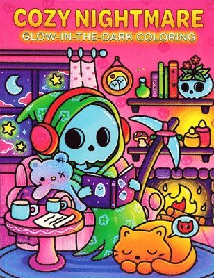 Editors of Thunder Bay Press - Cozy Nightmare Glow-in-the-Dark Coloring, Häftad