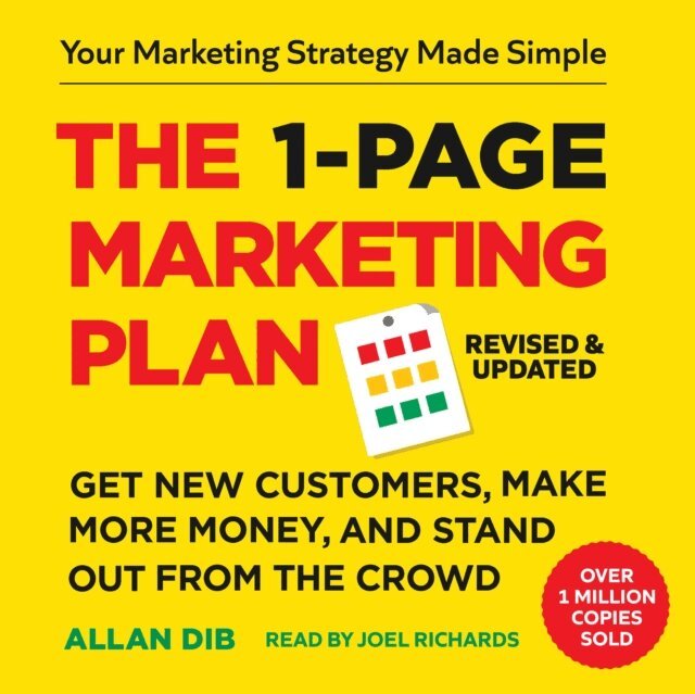 Allan Dib - 1-Page Marketing Plan, Ljudbok