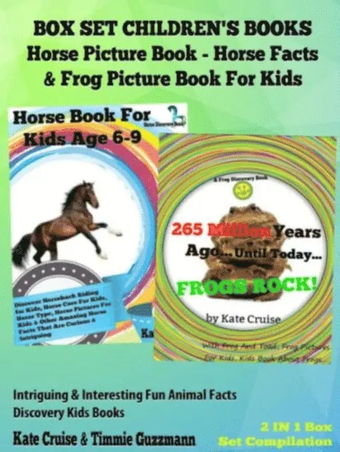 Kate Cruise - Box Set Children's Books: Horse Picture Book - Horse Facts & Frog Picture Book For Kids: 2 In 1 Box Set, E-bok. Tillgänglighet: Lägg i varukorg
