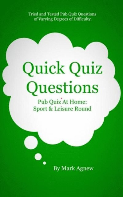Mark Agnew - Quick Quiz Questions: Pub Quiz At Home, E-bok. Tillgänglighet: Lägg i varukorg