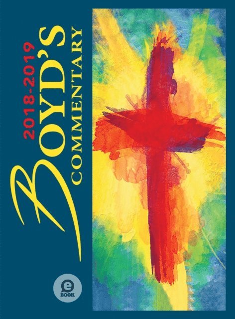 R.H. Boyd Publishing Corporation - 2018-19 Boyd's Commentary, E-bok