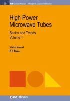 Vishal Kesari, B.N. Basu - High Power Microwave Tubes, Häftad